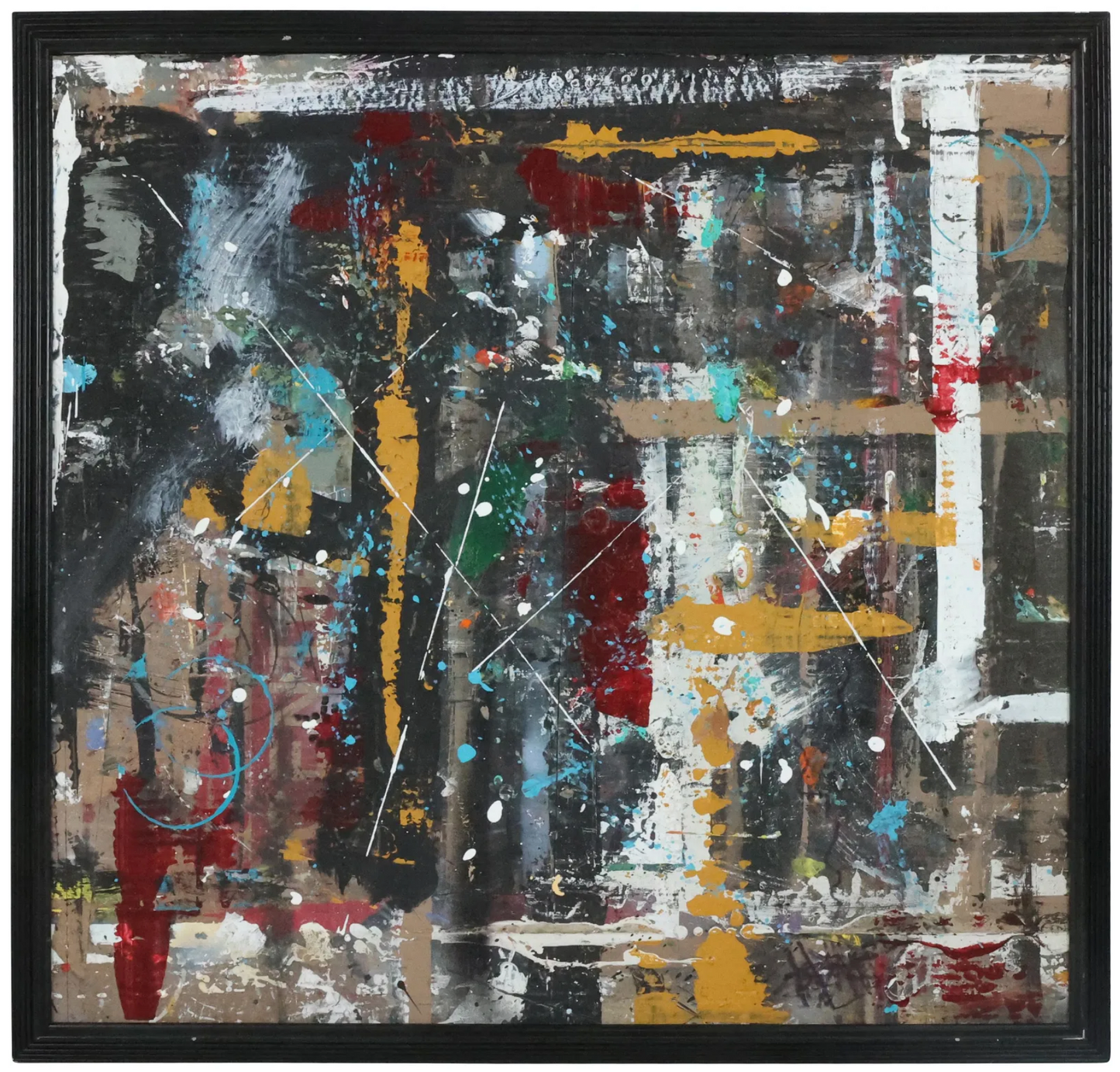 20th C. Abstract Oil Painting